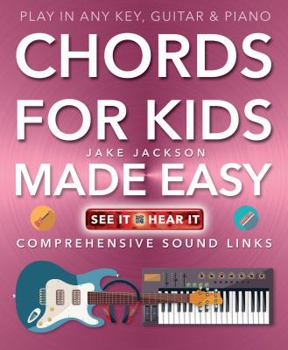 Paperback Chords for Kids Made Easy: Comprehensive Sound Links Book