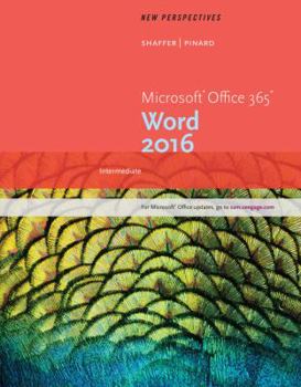 Paperback New Perspectives Microsoft Office 365 & Word 2016: Intermediate Book