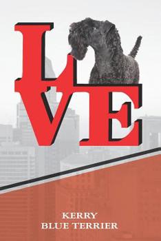Kerry Blue Terrier: Dog Love Park Isometric DOT Paper Notebook book is 120 pages 6"x9"