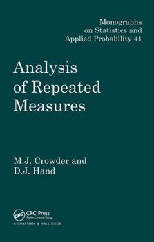 Hardcover Analysis of Repeated Measures Book