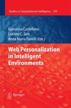 Paperback Web Personalization in Intelligent Environments Book