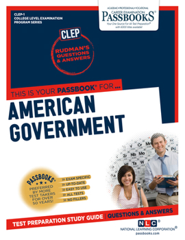 Paperback American Government (Clep-1): Passbooks Study Guidevolume 1 Book