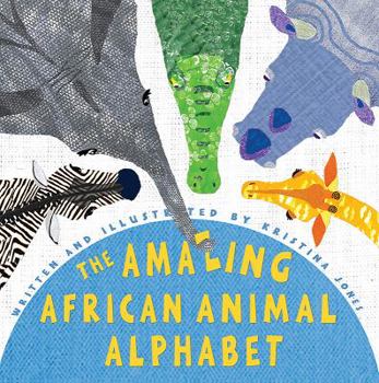 Hardcover Amazing African Animal Alphabet Book