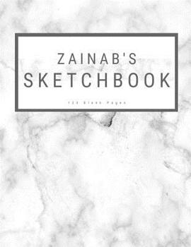 Paperback Zainab's Sketchbook: : Personalized Marble Sketchbook with Name: 120 Pages Book