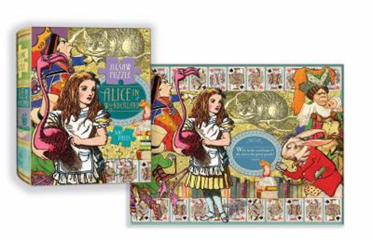 Hardcover Alice in Wonderland Jigsaw Puzzle: 500 Pieces Book