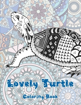 Paperback Lovely Turtle - Coloring Book