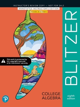 Hardcover College Algebra Book