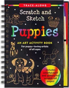 Hardcover Scratch & Sketch Puppies Book