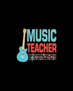 Paperback Music Teacher: Teacher Appreciation Notebook Or Journal Book