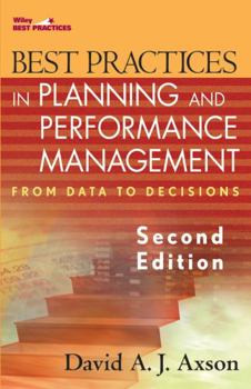 Hardcover Best Practices in Planning and Performance Management: From Data to Decisions Book