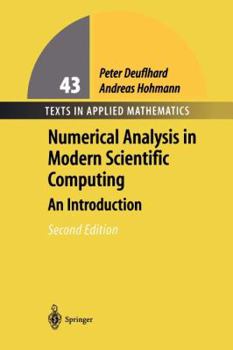 Paperback Numerical Analysis in Modern Scientific Computing: An Introduction Book