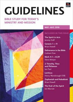 Paperback Guidelines May-August 2018: Bible study for today's ministry and mission Book