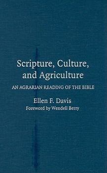Hardcover Scripture, Culture, and Agriculture Book