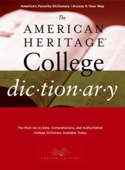 Hardcover The American Heritage College Dictionary, Fourth Edition Book