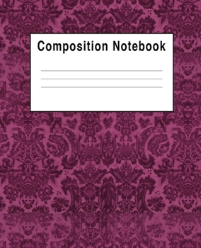 Composition Notebook: Abstract Pink Purple Geometric