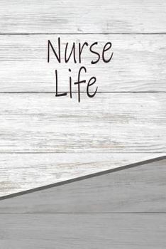 Paperback Nurse Life: Personalized Rustic Isometric Dot Notebook 120 Pages 6x9 Book