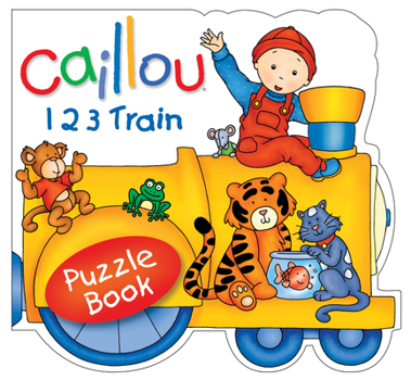 Board book Caillou: 123 Train: Puzzle Book