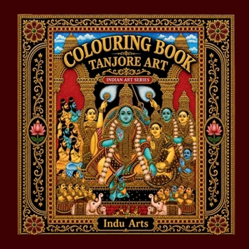 Paperback Colouring Book - Tanjore Art: Indian Art series Book
