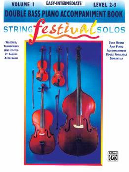 Paperback String Festival Solos, Vol 2: Double Bass Piano Acc. Book