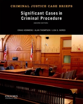 Paperback Significant Cases in Criminal Procedure (Revised) Book