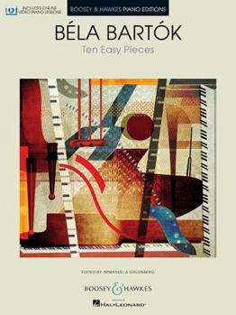 Paperback Bartok: Ten Easy Pieces for Piano (Book/Online Media) Book