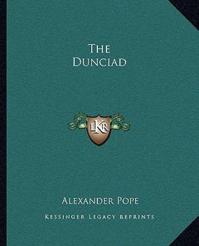 Paperback The Dunciad Book
