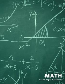 Paperback Graph Paper Notebook: Back To School Office Home Student Teacher Math Science Composition Notebook 1/2 inch squares (120 pages) double-sided Book