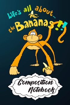 Composition Notebook: 110 Blank Lined Papers - 6x9 Personalized Customized Monkey Composition Notebook Journal Gift For Monkey Lovers