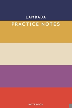 Paperback Lambada Practice Notes: Cute Stripped Autumn Themed Dancing Notebook for Serious Dance Lovers - 6"x9" 100 Pages Journal Book