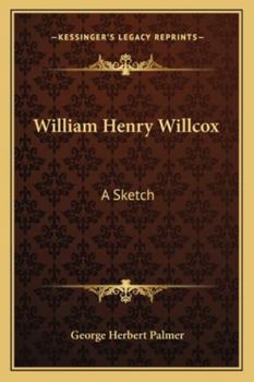 Paperback William Henry Willcox: A Sketch Book