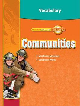 Hardcover Timelinks: Third Grade, Communities, Vocabulary Blackline Masters Book