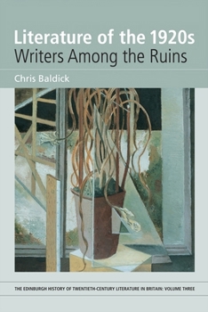 Paperback Literature of the 1920s: Writers Among the Ruins: Volume 3 Book