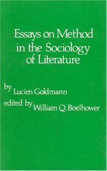 Hardcover Essays on Method in the Sociology of Literature Book