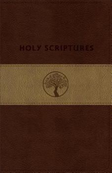 Paperback Tlv Personal Size Giant Print Reference Bible, Holy Scriptures, Brown/Sand Duravella [Large Print] Book