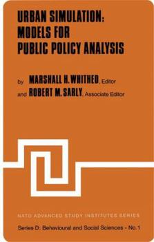 Paperback Urban Simulation: Models for Public Policy Analysis Book