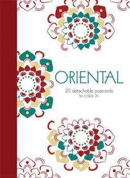 Paperback Oriental: 20 Detachable Postcards to Color in Book