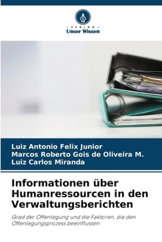 Paperback Informationen über Humanressourcen in den Verwaltungsberichten [German] Book