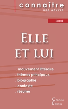 Paperback Fiche de lecture Elle et lui de George Sand (analyse littéraire de référence et résumé complet) [French] Book