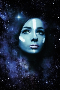 Universe with face Notebook: notebook for astronauts and Journal with 120 lined pages 6x9 inches