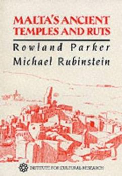 Paperback Malta's Ancient Temples and Ruts (Institute for Cultural Research Monograph, No 26) Book