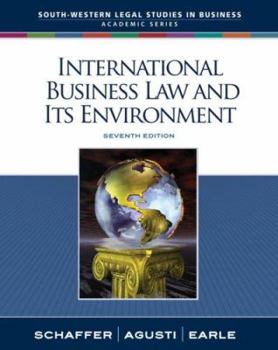 Hardcover International Business Law and Its Environment Book