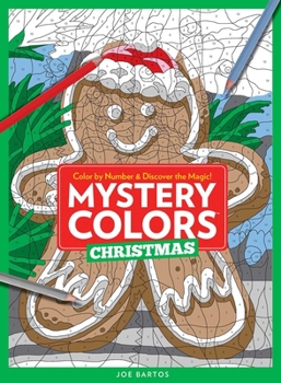 Paperback Mystery Colors: Christmas: Color by Number & Discover the Magic Book