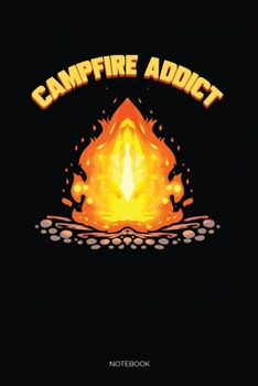 Campfire Addict: Dot Grid Journal 6x9 – Scout Leader Notebook I Camping Lover Scouting Teacher Gift