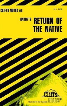 Paperback Cliffsnotes on Hardy's the Return of the Native Book