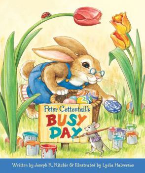 Hardcover Peter Cottontail's Busy Day Book