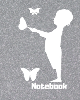 Notebook: Sketchbook Winter/snow/Child/ Butterflies/ Notebook Journal Winter Workbook Diary / Christmas Notebook/ Gift /Composition Blank 8x10 120 pages.