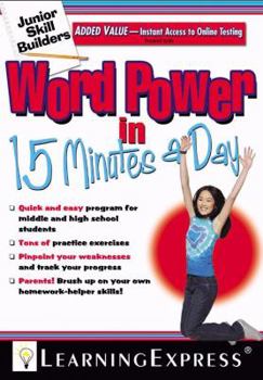 Paperback Word Power in 15 Minutes a Day [With CD (Audio)] Book