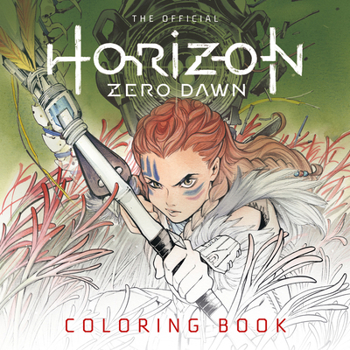 Paperback The Official Horizon Zero Dawn Coloring Book