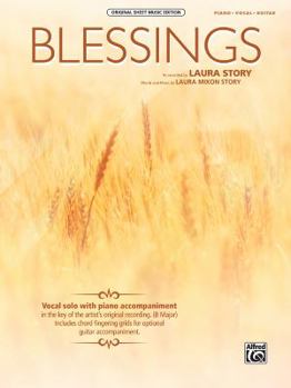 Paperback Blessings: Piano/Vocal/Guitar Book