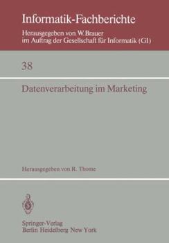 Paperback Datenverarbeitung Im Marketing: Heidelberg, 9.-10. Oktober 1980 [German] Book